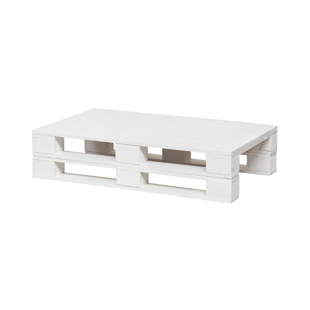 table basse palette blanche