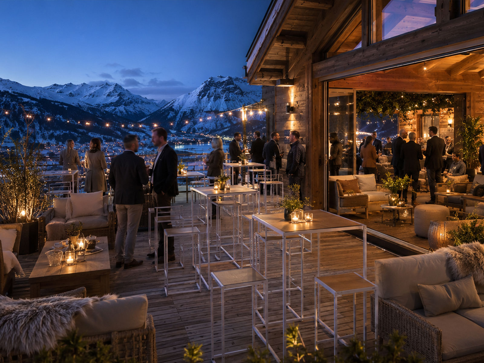 Aménager un événement corporate en station de montagne